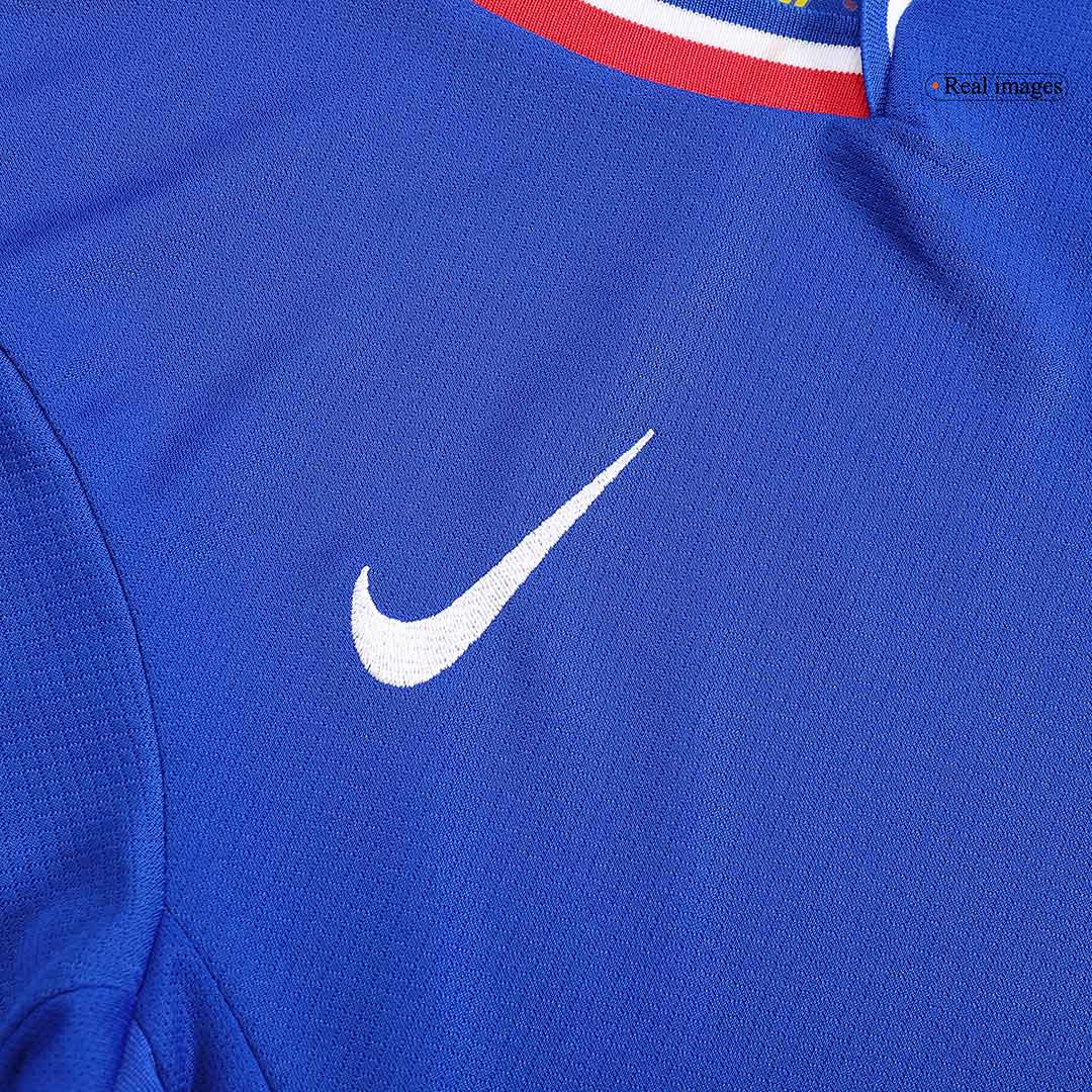 Kid's France Home Soccer Jersey Kit(Jersey+Shorts) Euro 2024