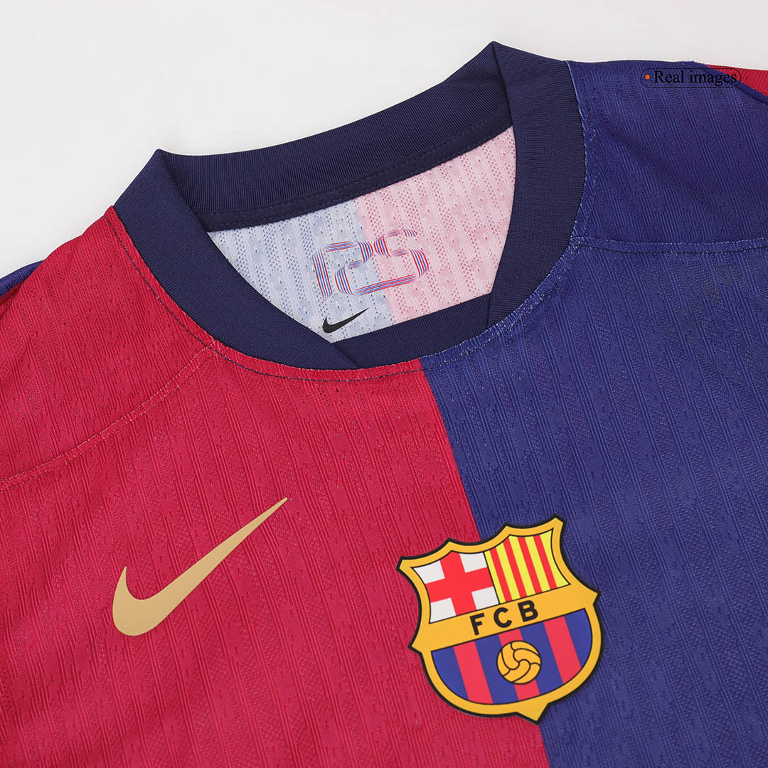 Authentic RAPHINHA #11 Barcelona Soccer Jersey Home Shirt 2024/25 - UCL