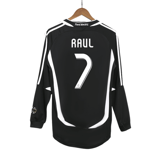 Retro Jersey RAUL #7 Real Madrid Retro Jersey Away Soccer Shirt 2006/07