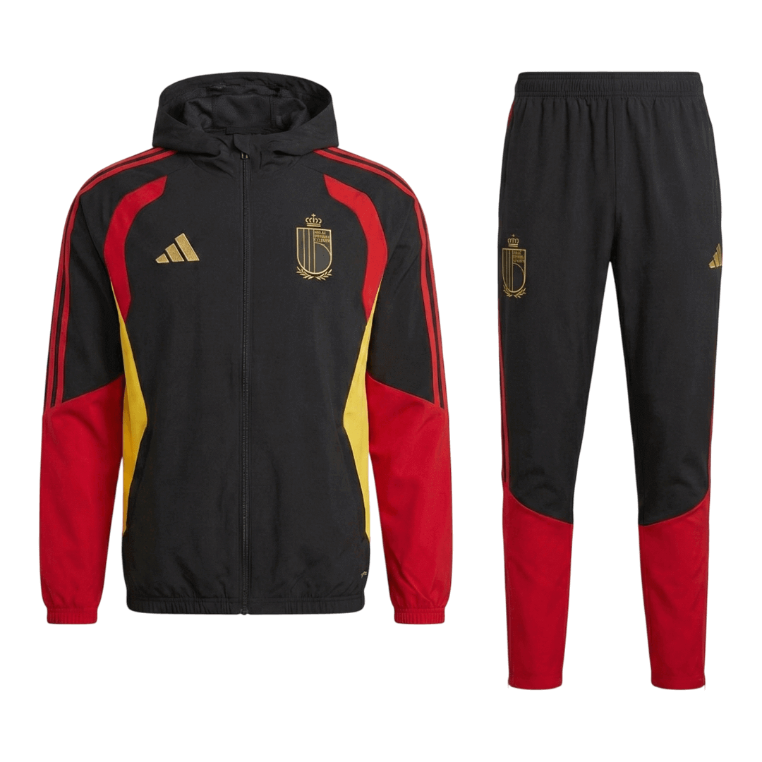 Belgium Windbreaker Hoodie Kit(Top+Pants) Black 2026