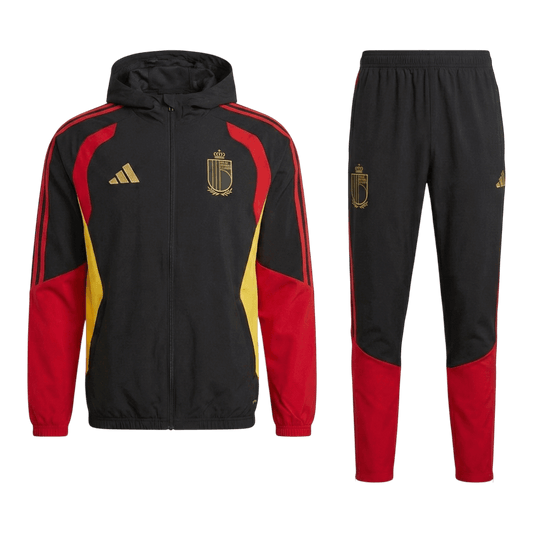 Belgium Windbreaker Hoodie Kit(Top+Pants) Black 2026