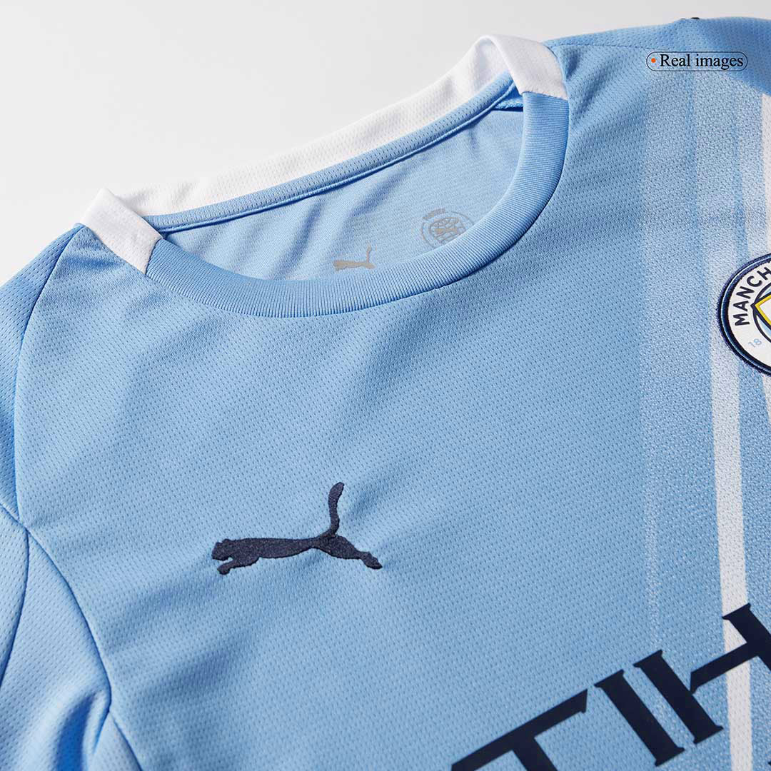 HAALAND #9 Manchester City Home Soccer Jersey 2025/26 Blue Jersey - Club World Cup