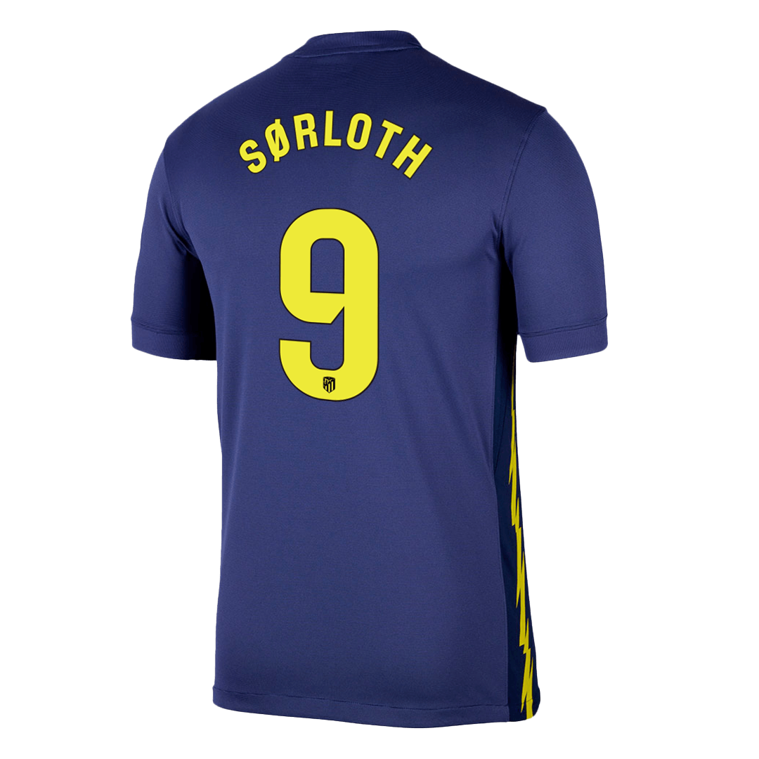 SØRLOTH #9 Atletico Madrid Away Soccer Jersey 2025/26