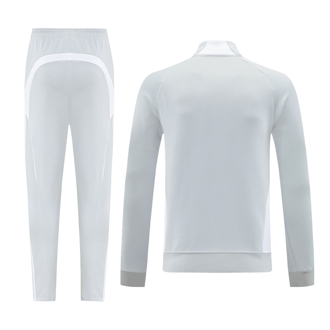 Real Madrid Home Jacket Tracksuit 2025/26 Gray