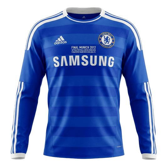 Retro Soccer Jersey Chelsea Home Long Sleeve 2011/12