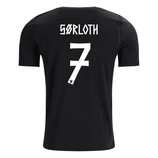S?RLOTH #7 Norway Away Soccer Jersey World Cup 2026