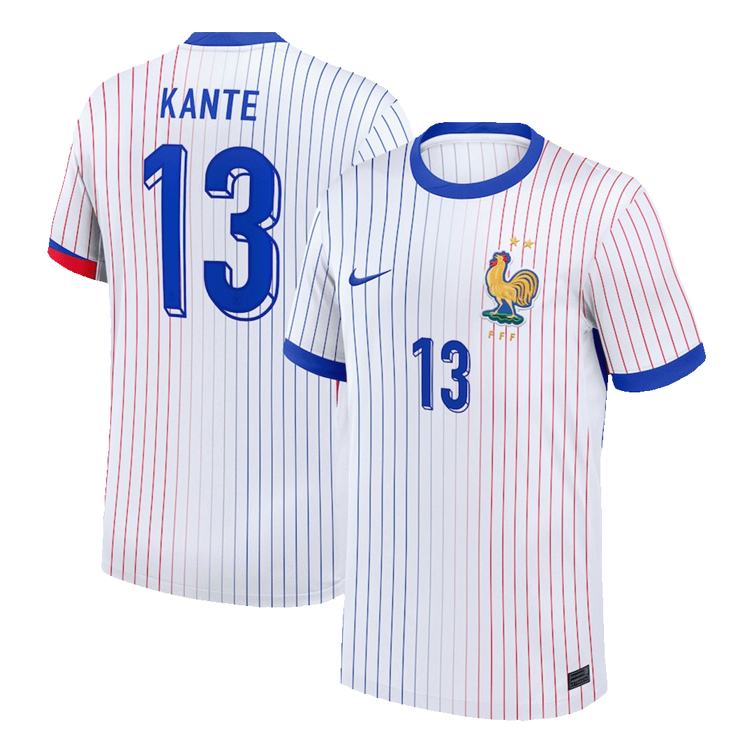 KANTE #13 France Away Soccer Jersey Euro 2024