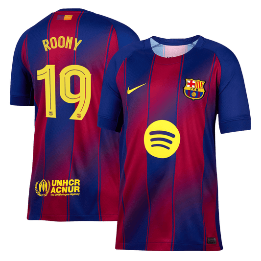 ROONY #19 Barcelona Home Soccer Jersey 2025/26 -UCL