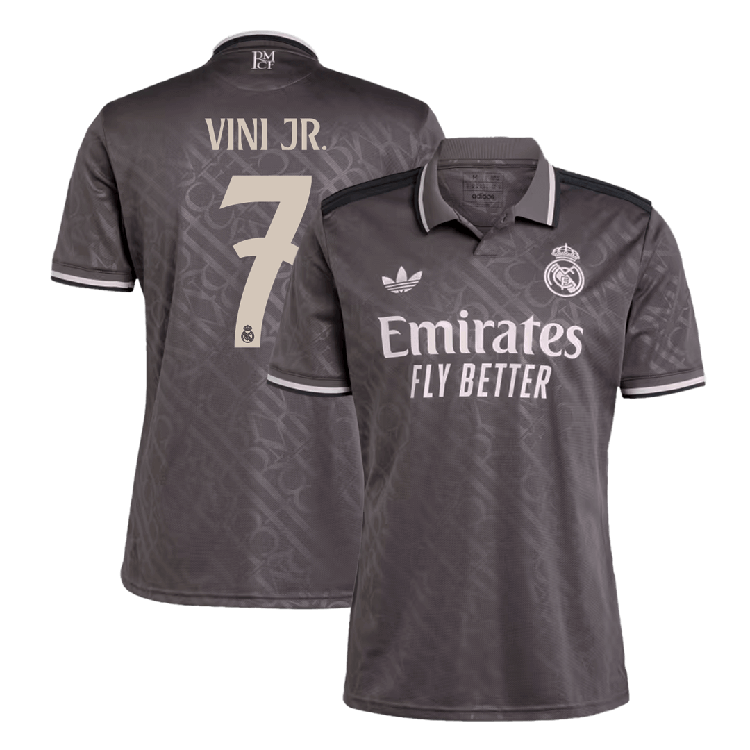 VINI JR. #7 Real Madrid Third Away soccer jersey 2024/25