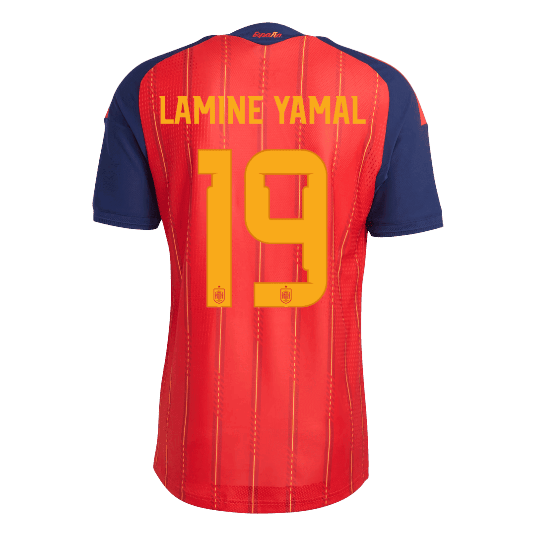 LAMINE YAMAL #19 Spain Home Player Version Jersey World Cup 2026 - Champion