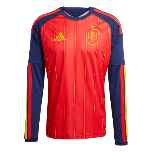 Spain Home Long Sleeve Jersey World Cup 2026