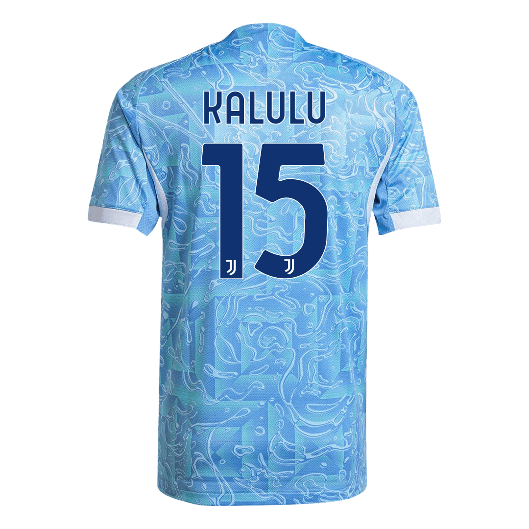 KALULU #15 Juventus Away Authentic Soccer Jersey 2025/26