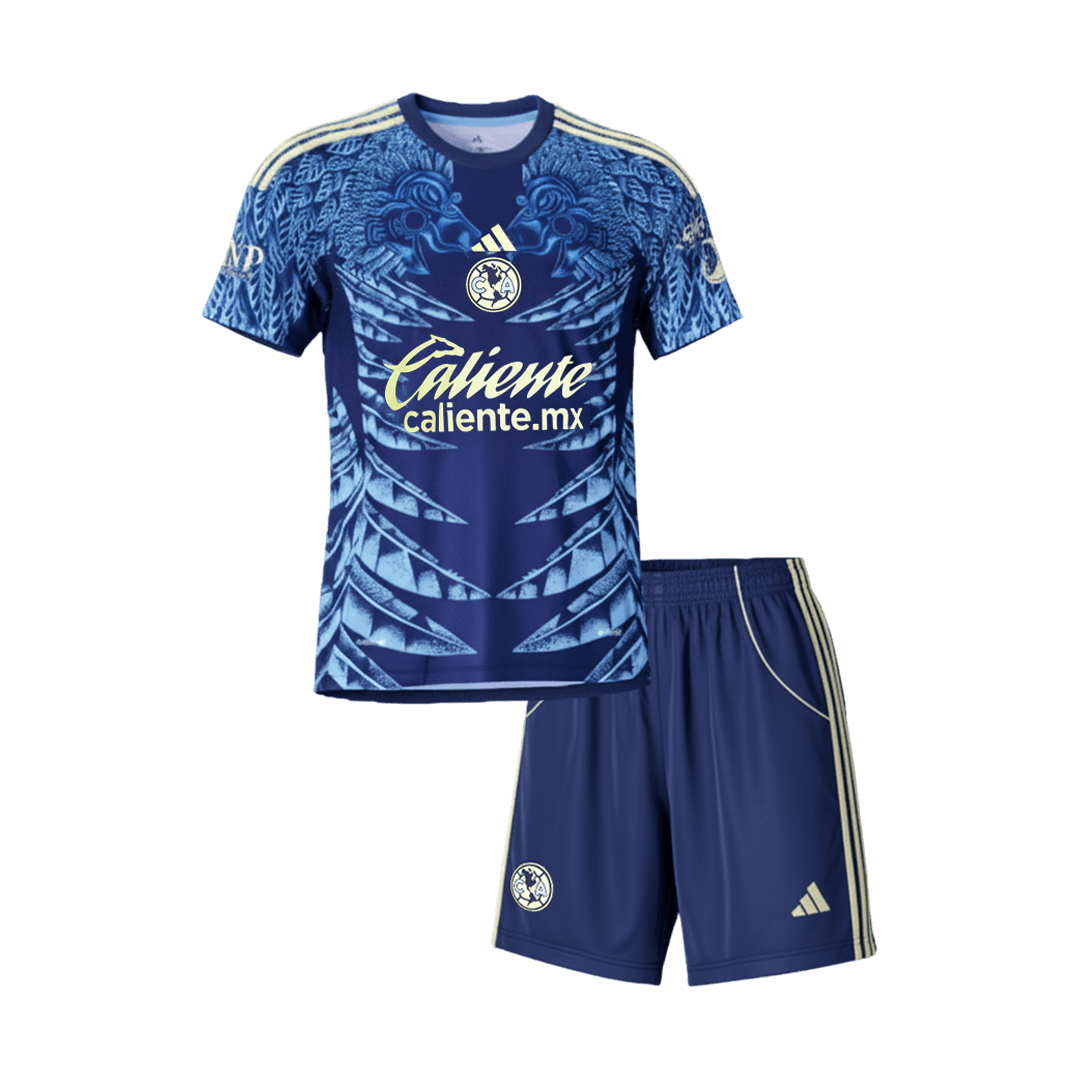 Kids Club America Aguilas Away Soccer Kits 2025/26