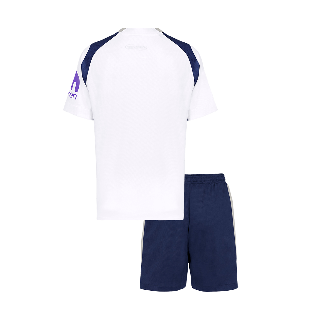 Kids Tottenham Hotspur Custom Home Soccer Kits 2025/26