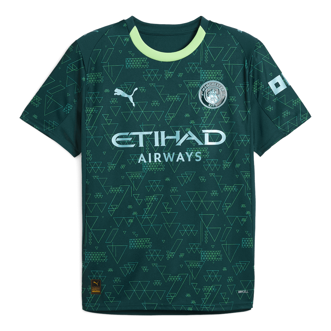 Manchester City Soccer Jersey Fourth Away Custom Shirt 2025/26