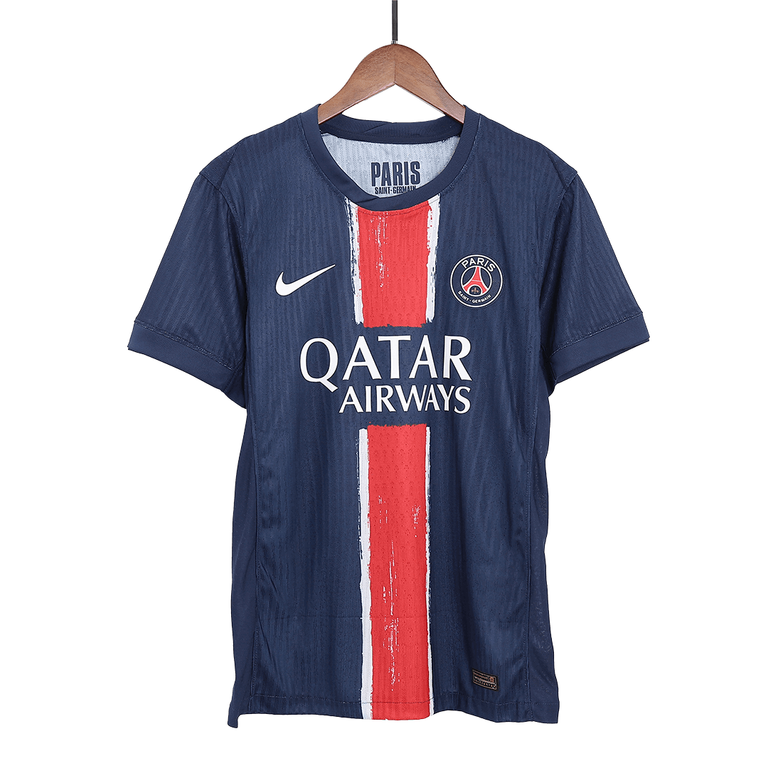 PSG Authentic KVARATSKHELIA #7 Soccer Jersey PSG Home Shirt 2024/25 - UCL