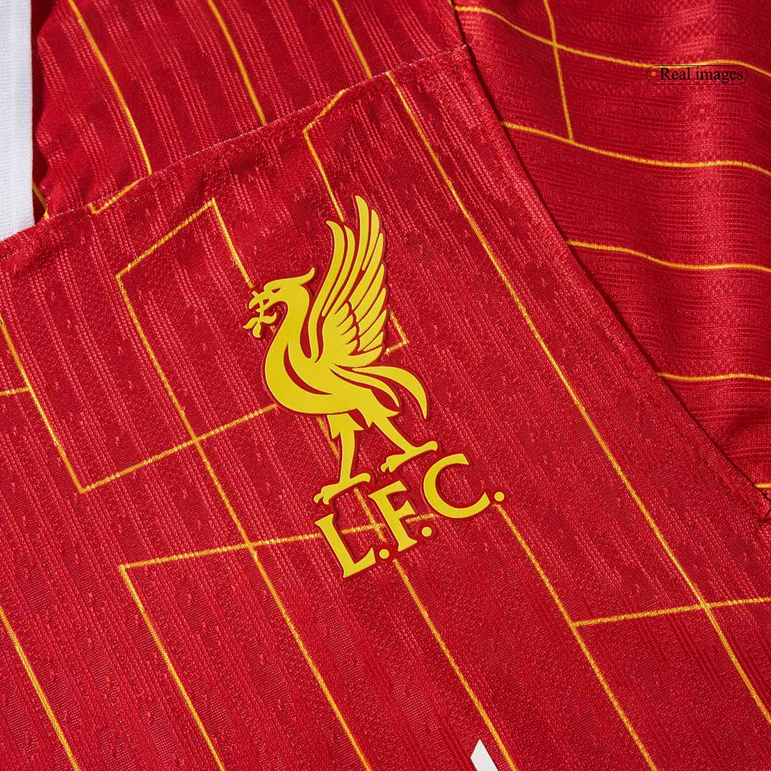 DIOGO J. #20 Authentic Liverpool Home Soccer Jersey 2024/25 Red