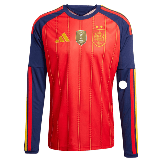 Spain Home Long Sleeve Jersey World Cup 2026