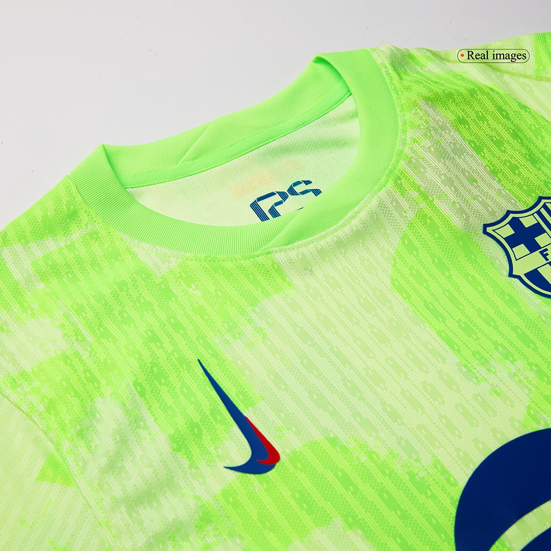 Authentic Barcelona Third Away Soccer Jersey 2024/25 - UCL¡ꡧSpotify Logo Without Text¡ê?