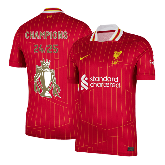 Liverpool Home Soccer Jersey Red - CHAMPIONS 24/25