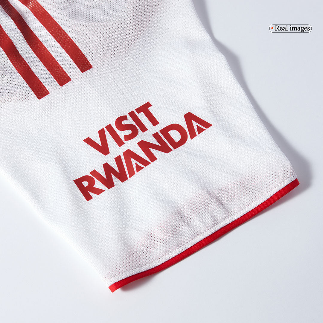 SALIBA #2 Arsenal Home Authentic Soccer Jersey 2025/26