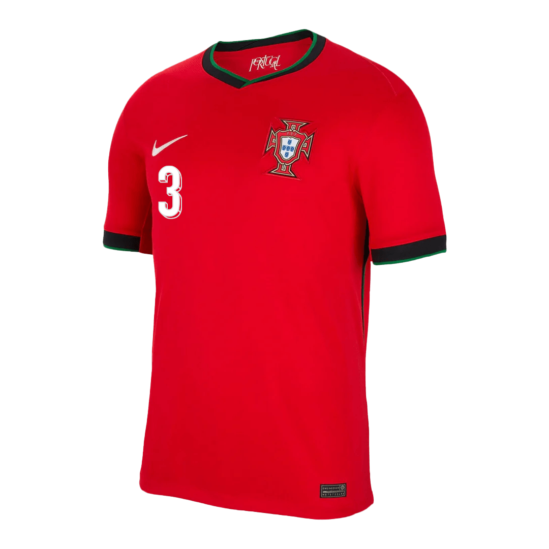 PEPE #3 Portugal Home Soccer Jersey Euro 2024