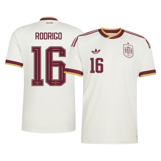 RODRIGO #16 Spain Away Soccer Jersey World Cup 2026
