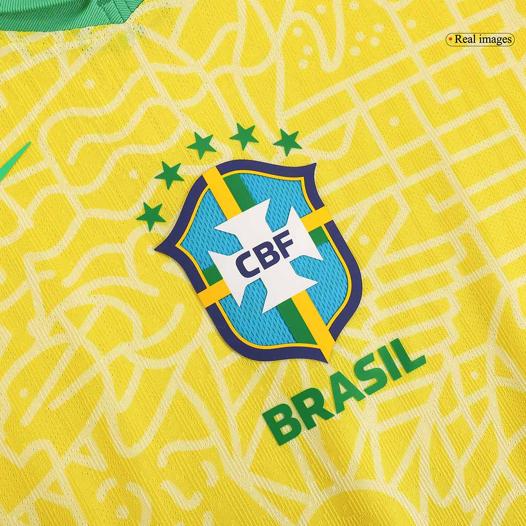 Authentic Brazil Home Soccer Jersey Copa America 2024