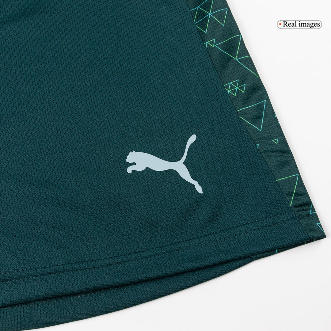 Manchester City Fourth Away Soccer Shorts 2025/26
