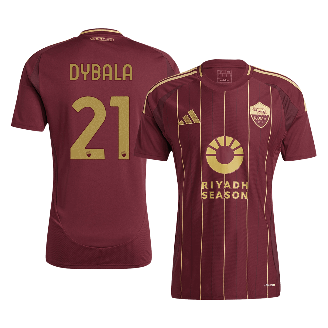 DYBALA #21 Roma Home Soccer Jersey 2024/25