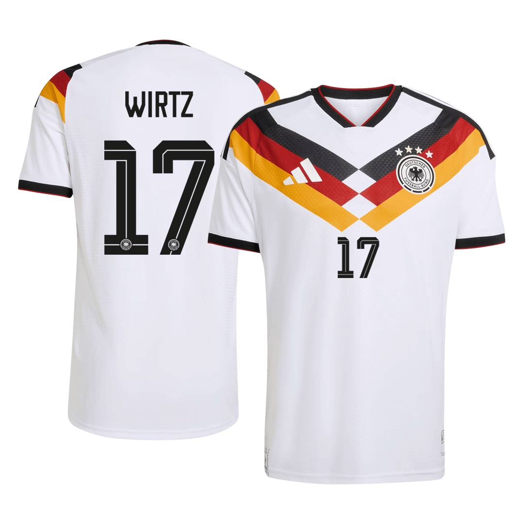 WIRTZ #17 Germany Home Player Version Jersey World Cup 2026