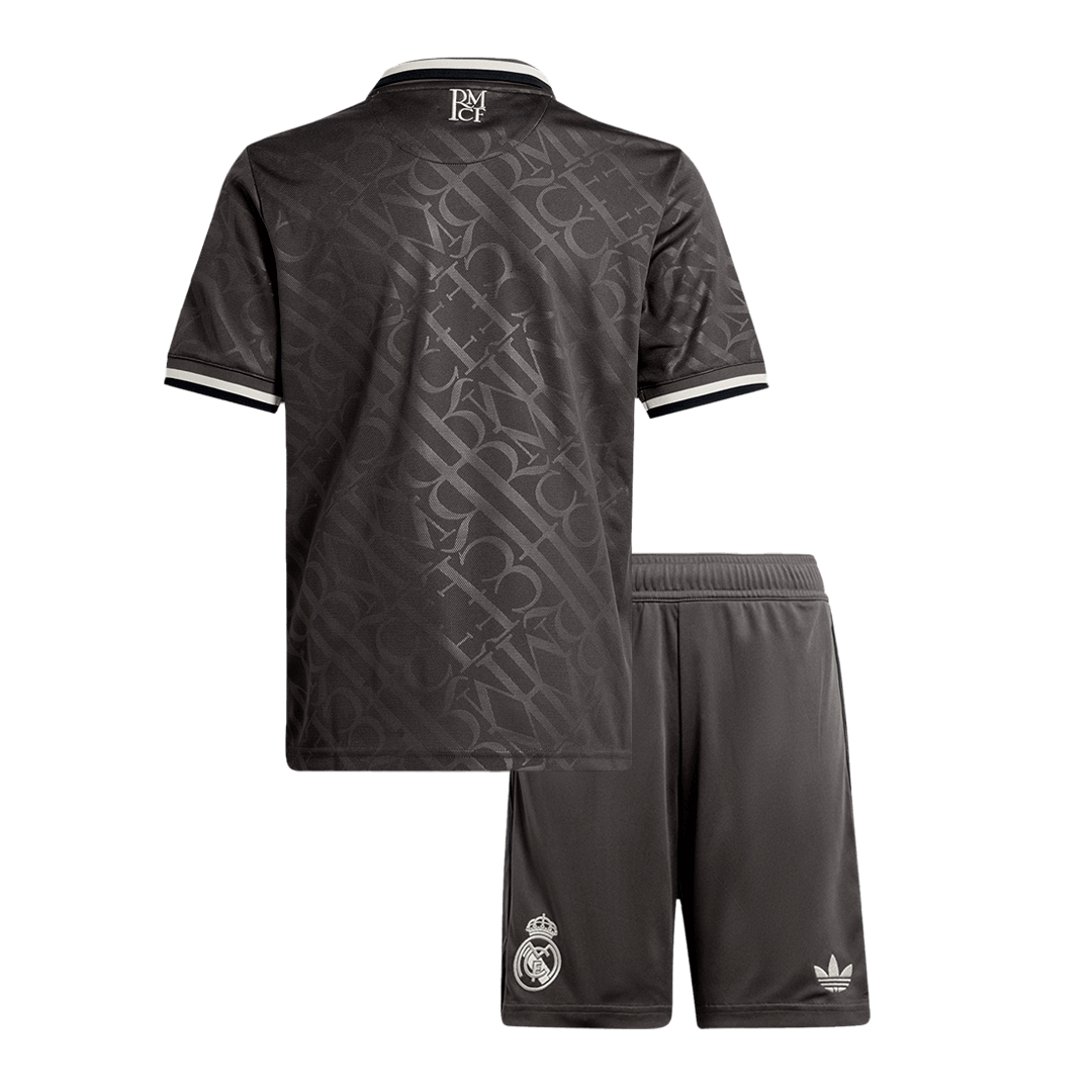 Kid's Real Madrid Third Away Soccer Jersey Kit (Shirt+Shorts) 2024/25