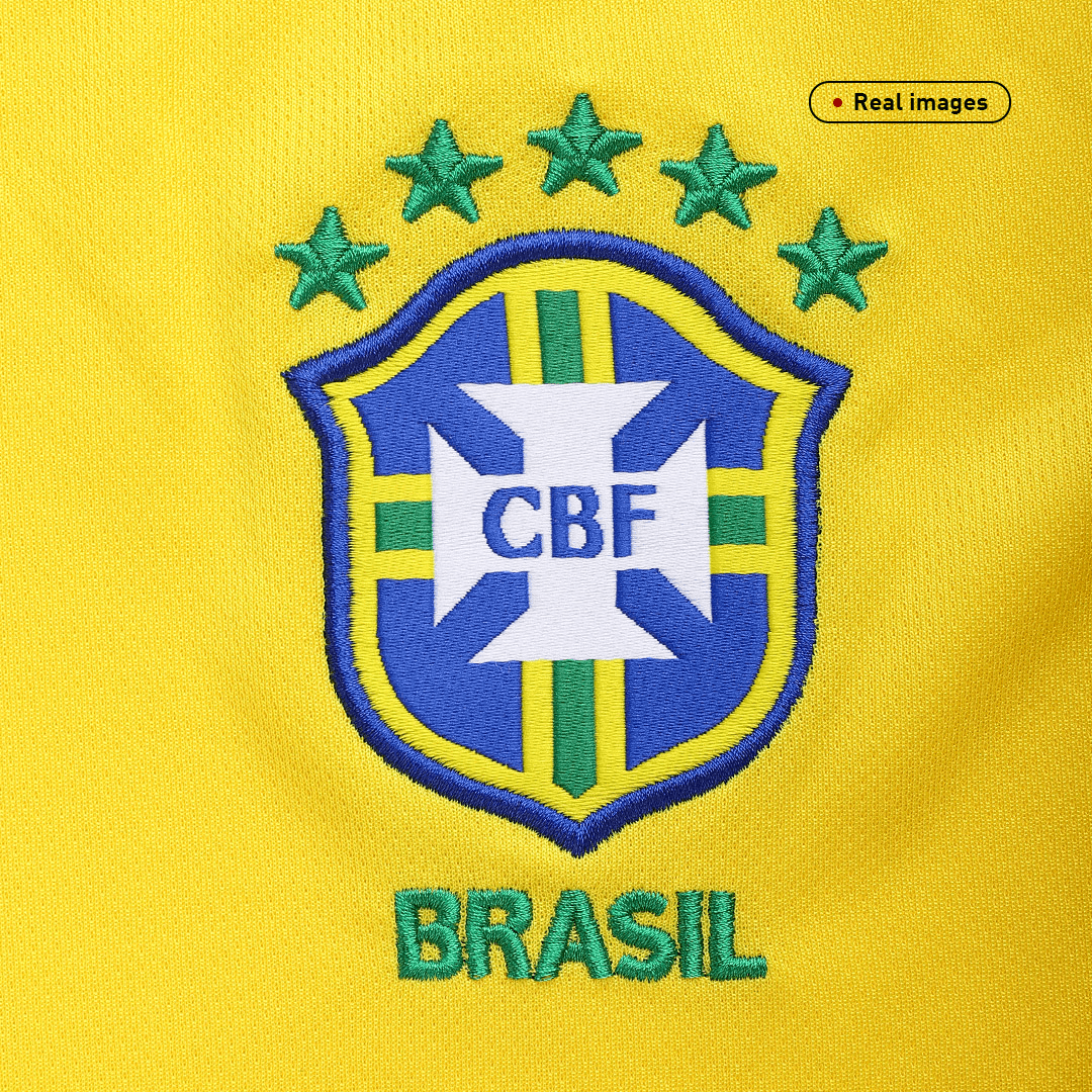 Retro 2004 Brazil Home Soccer Jersey