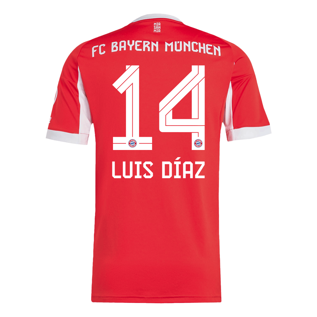 LUIS DÍAZ #14 Bayern München Heimtrikot 2025/26