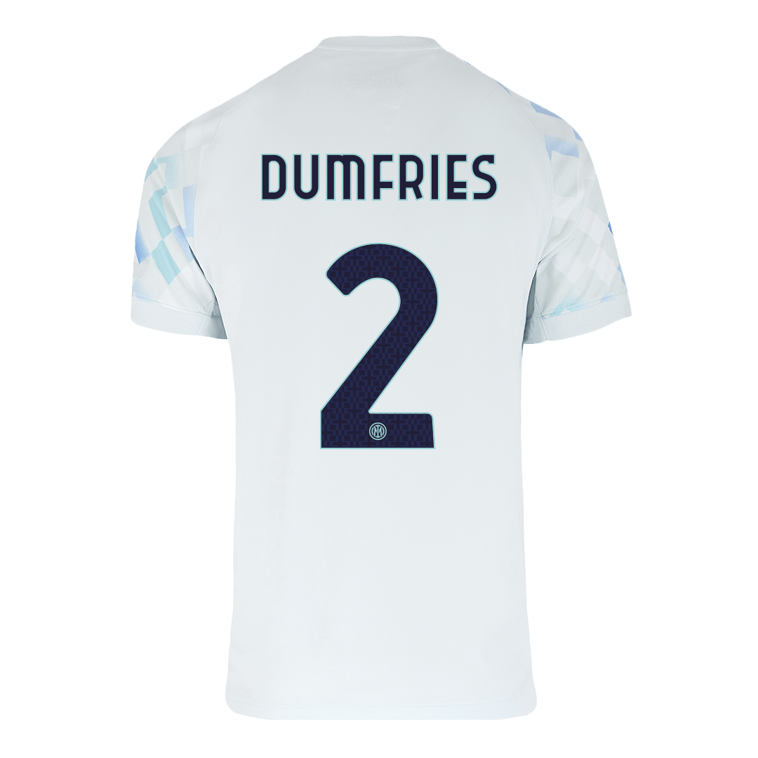 DUMFRIES #2 Inter Milan Away Soccer Jersey 2025/26