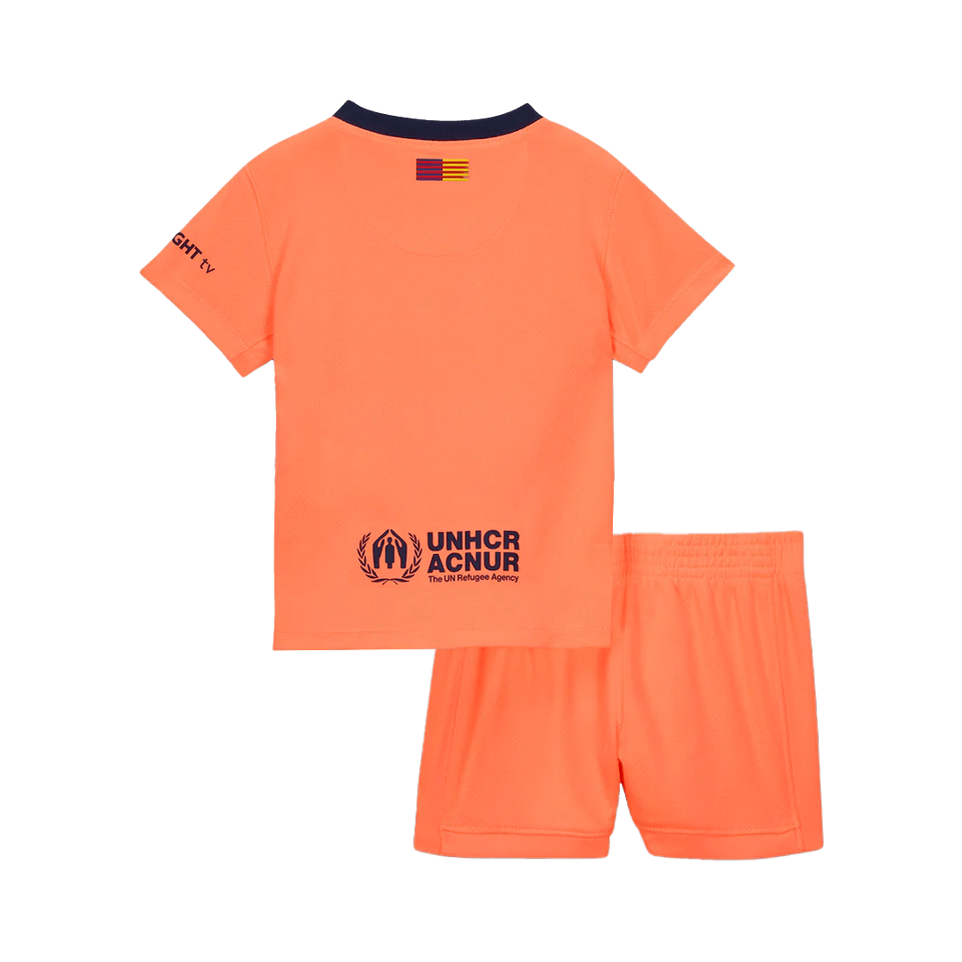 Barcelona Third Away Kids Soccer Jerseys Kit 2025/26