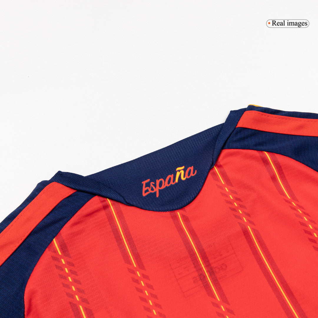 Spain Home World Cup Kids Soccer Jerseys Kit 2026