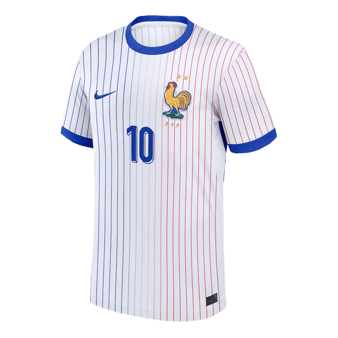 MBAPPE #10 France Soccer Jersey Away Custom Shirt 2024