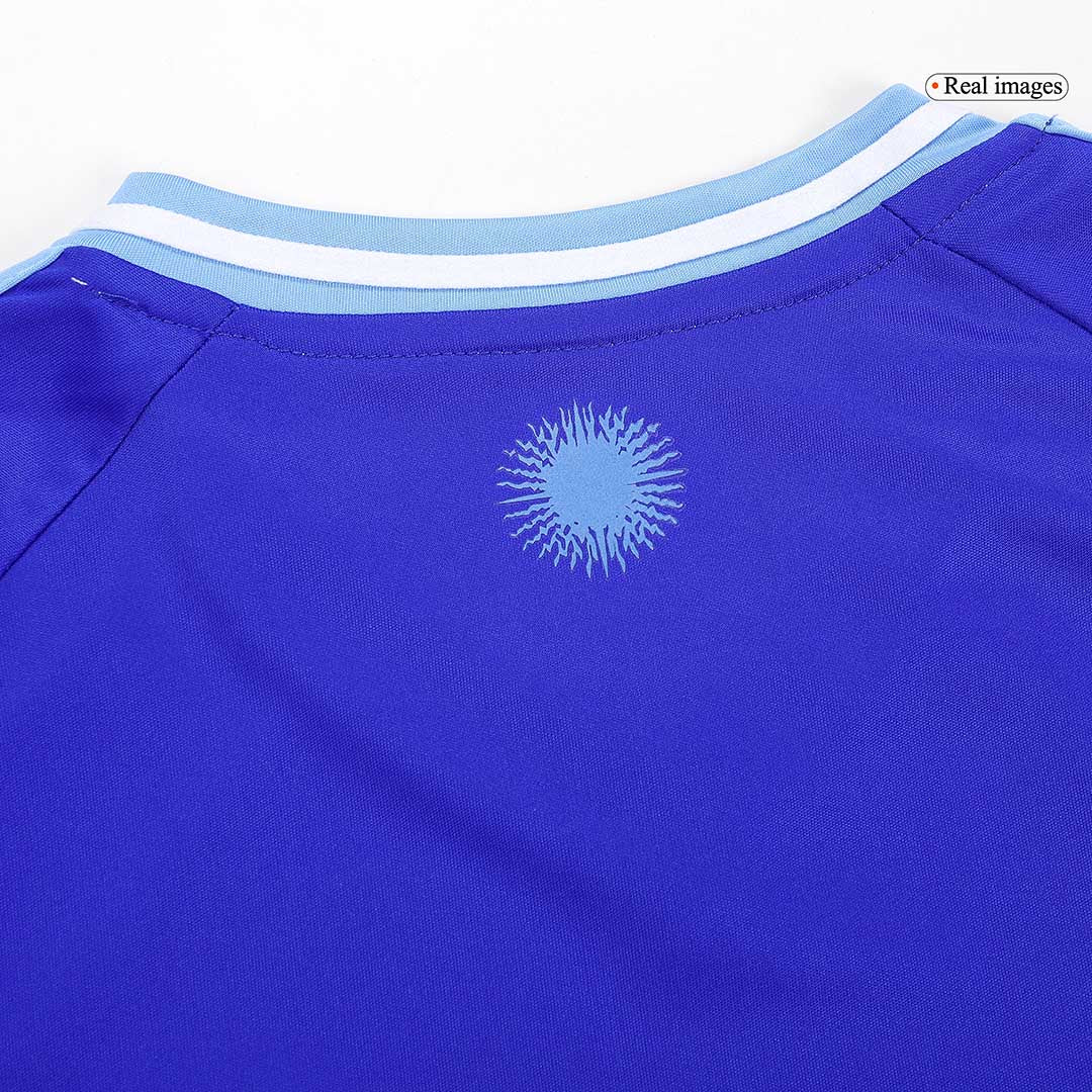 Kid's Argentina Away Soccer Jersey Kit(Jersey+Shorts) Copa America 2024