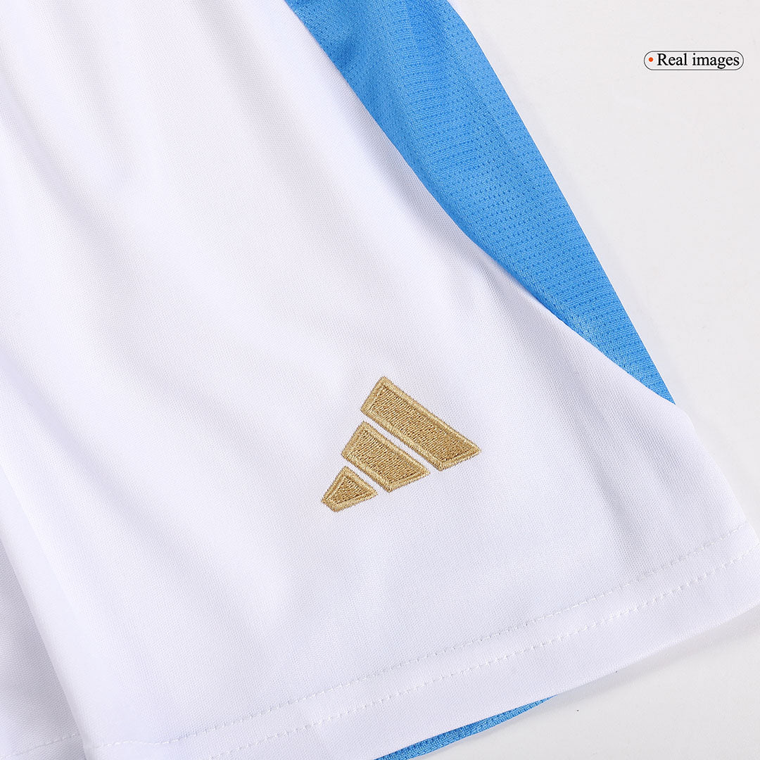 Kid's Argentina Home Soccer Jersey Kit(Jersey+Shorts) Copa America 2024