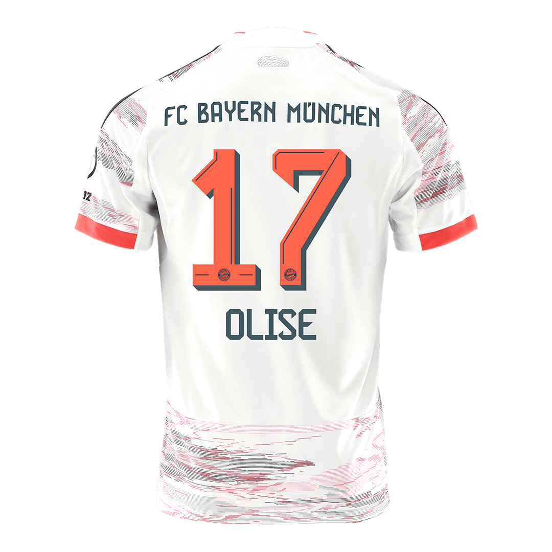 OLISE #17 Bayern Munich Away Soccer Jersey 2025/26