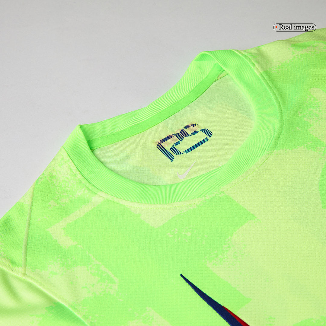 Barcelona Third Away Soccer Jersey Kit(Jersey+Shorts) 2024/25 - UCL (Spotify Logo Without Text)