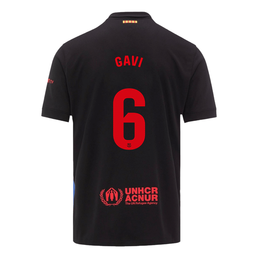 Barcelona GAVI #6 Soccer Jersey Away Custom Shirt 2024/25