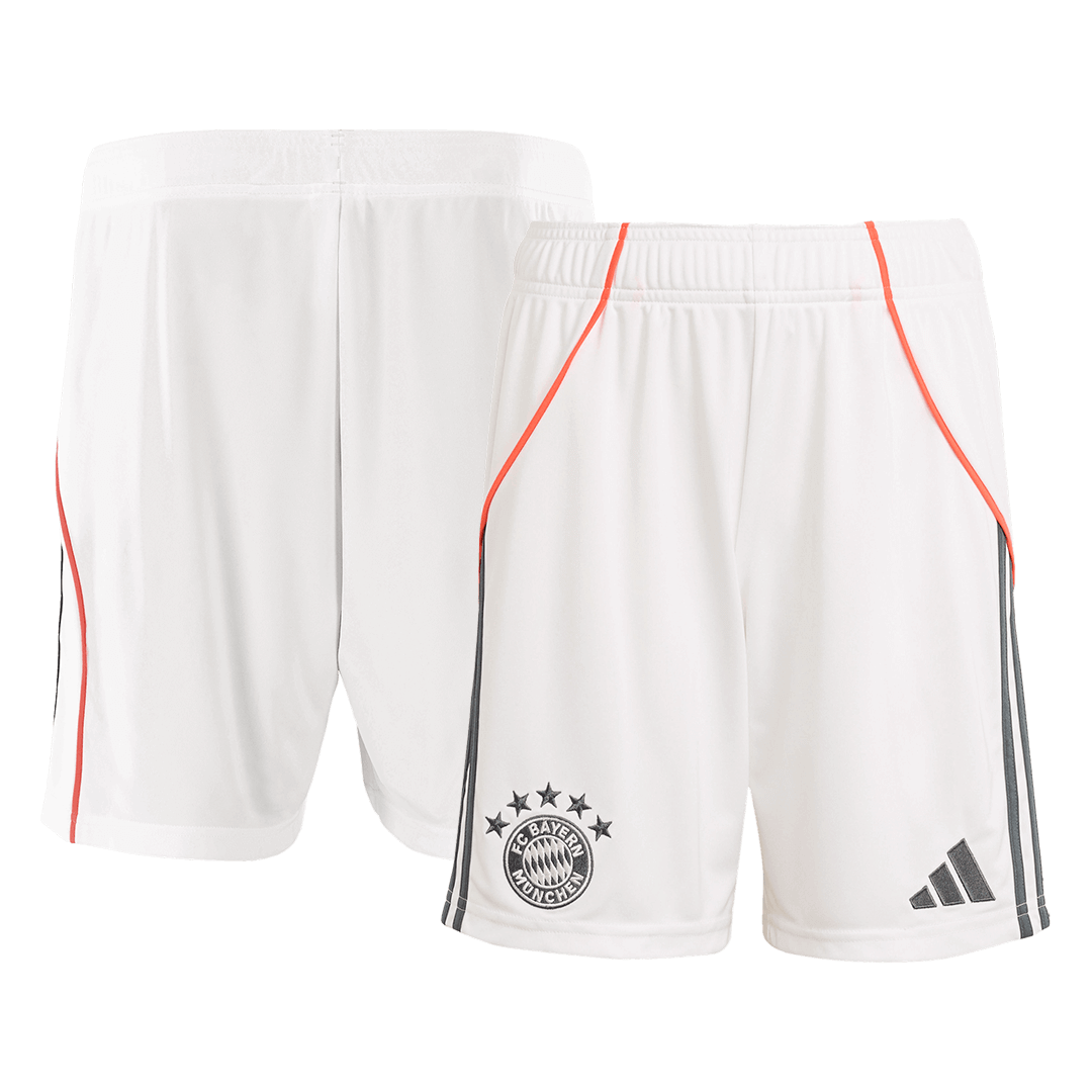 Bayern München Auswärts-Fußballtrikot-Set (Trikot + Shorts) 2025/26 Weiß