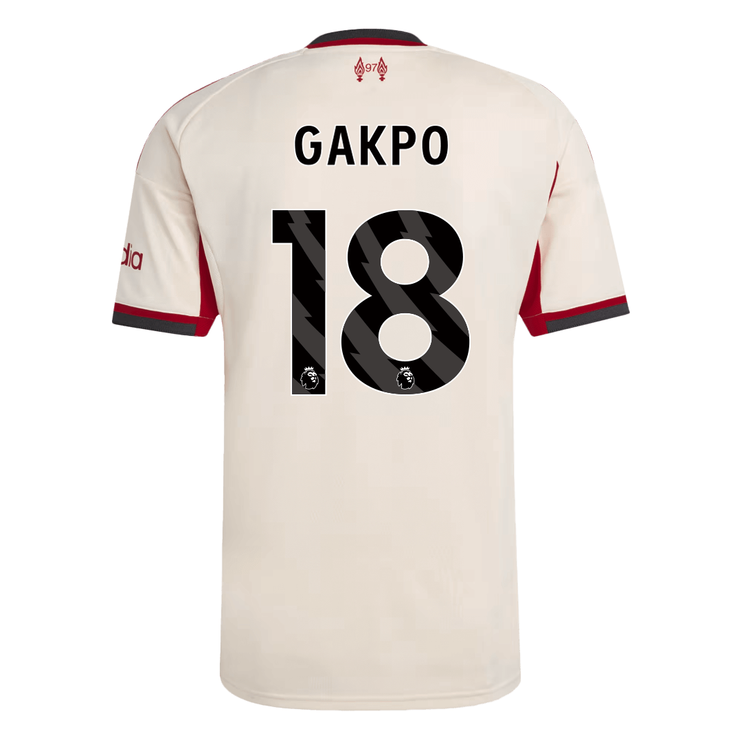 GAKPO #18 Liverpool Away Soccer Jersey 2025/26