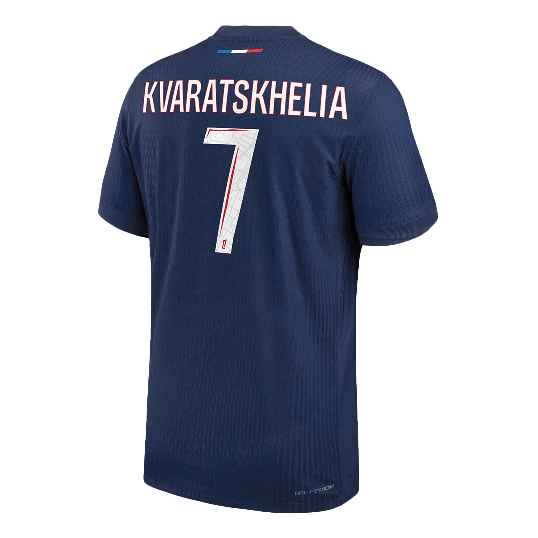PSG Authentic KVARATSKHELIA #7 Soccer Jersey PSG Home Shirt 2024/25