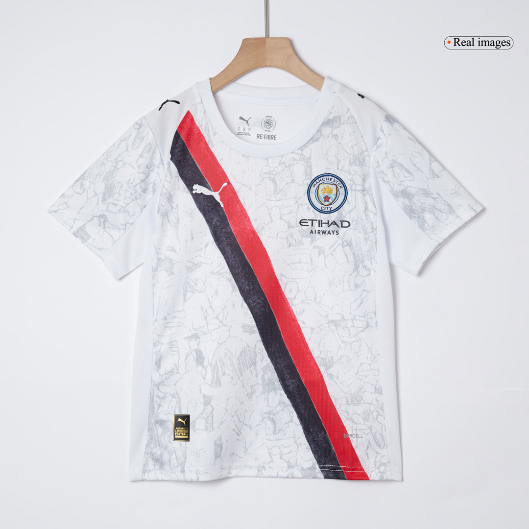 Manchester City KidSuper Kids Soccer Jerseys Kit 2025/26 - Club World Cup