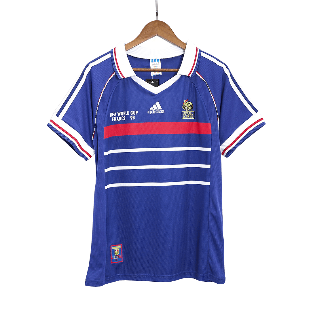 Retro 1998 France World Cup Home Soccer Jersey