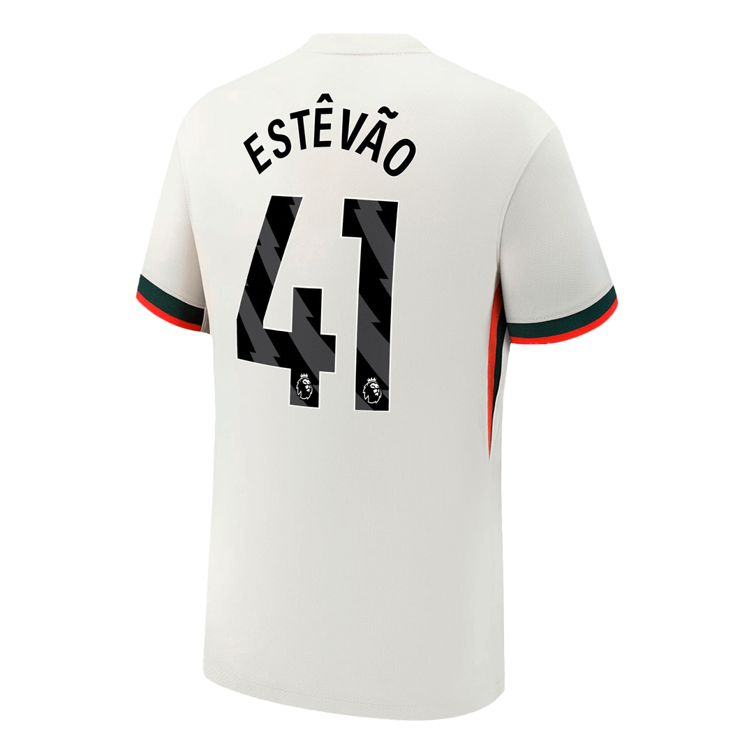 ESTÊVÃO #41 Chelsea Away Soccer Jersey 2025/26