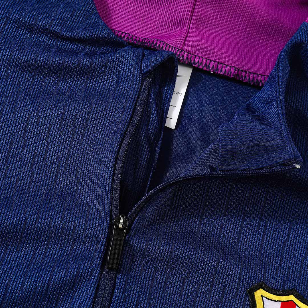 Barcelona 1/4 Zip Tracksuit 2025/26 Kids Navy